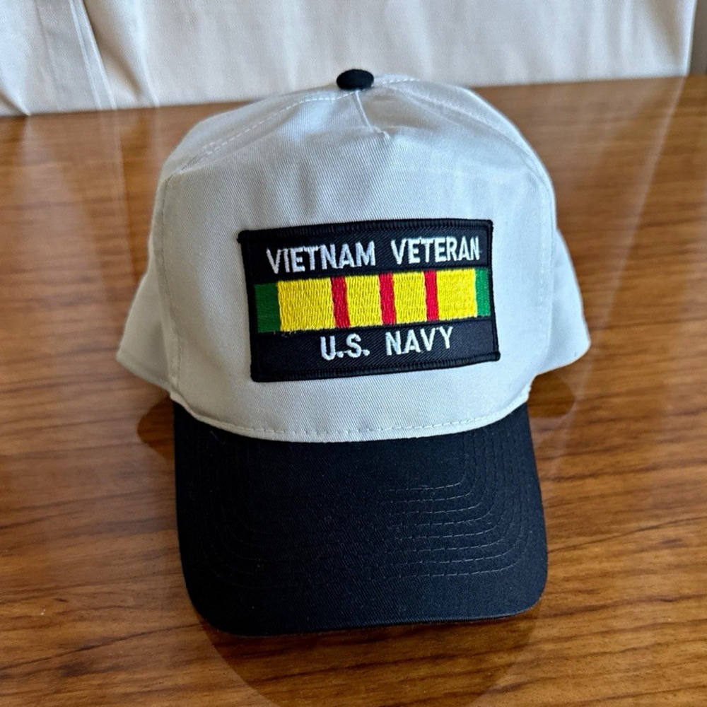 OTTO Vietnam Veteran U.S. Navy Adjustable Snapback Hat One Size Fits Most